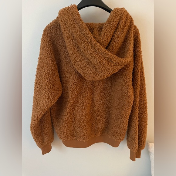 American Eagle Sherpa Zip Up - Picture 2 of 3